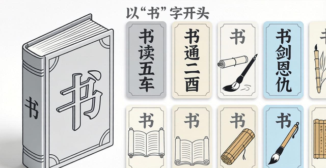 以書字開頭的成語接龍
