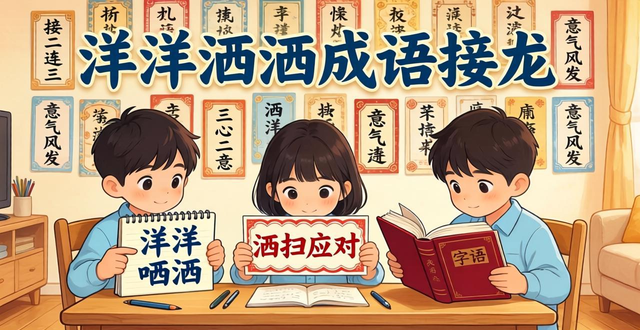 洋洋灑灑成語接龍