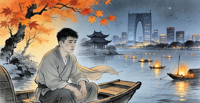 江楓漁火對愁眠