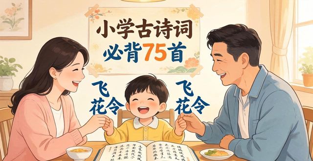 小學(xué)古詩(shī)詞必背75首