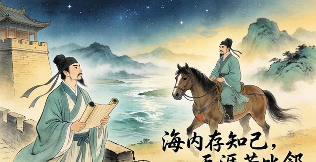 天涯若比鄰的上一句