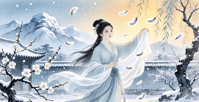 世說新語詠雪名句
