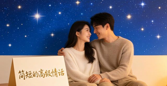 簡(jiǎn)短的高級(jí)情話