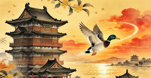 落霞與孤鶩齊飛