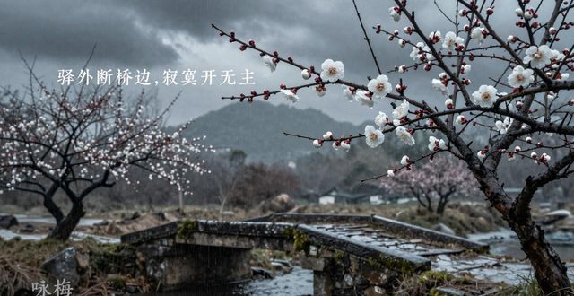 古詩《詠梅》