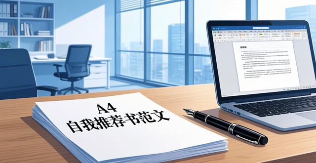 自我推薦書范文