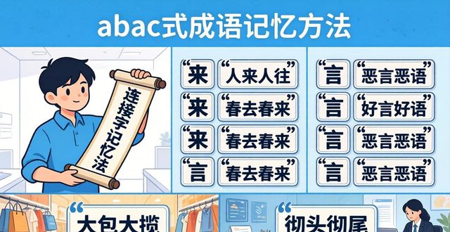 abac式的成語大全